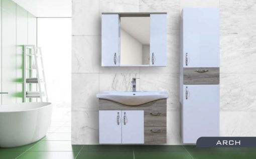 ARCH Banyo Dolabı Takımı Lavabo ve Ayna Dahil