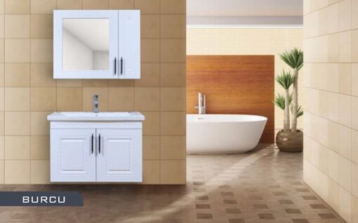 Burcu Banyo Dolabı Takım Lavabo ve Ayna Dahil