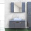 Deniz Banyo Dolabı Takım Lavabo ve Ayna Dahil