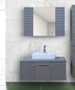 Deniz Banyo Dolabı Takım Lavabo ve Ayna Dahil