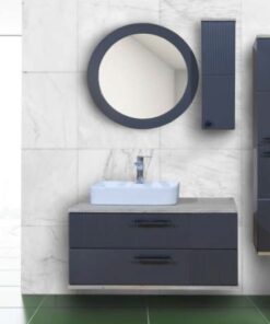Line Banyo Dolabı Takım Lavabo ve Ayna Dahil