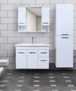 Lotto Banyo Dolabı Takım Lavabo ve Ayna Dahil