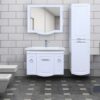 Sedef Banyo Dolabı Takım Lavabo ve Ayna Dahil