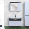 Yıldız 11 Banyo Dolabı Takım Lavabo ve Ayna Dahil