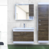 Yıldız 9 Banyo Dolabı Takım Lavabo ve Ayna Dahil
